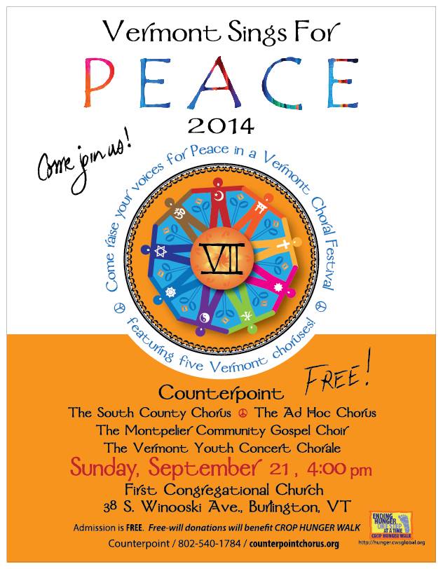 VT Sings for Peace 2014
